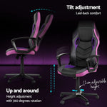 Artiss Gaming Office Chair Computer Chairs Purple - Flea Market