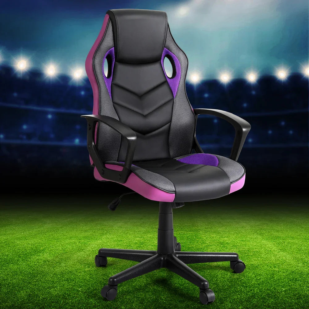 Artiss Gaming Office Chair Computer Chairs Purple - Flea Market
