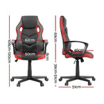Artiss Gaming Office Chair Computer Chairs Red - Flea Market