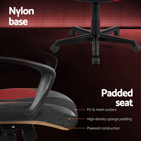 Artiss Gaming Office Chair Computer Chairs Red - Flea Market