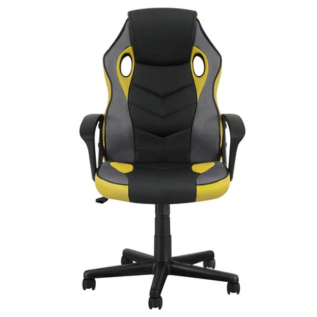 Artiss Gaming Office Chair Computer Executive Racing Chairs High Back Yellow - Flea Market