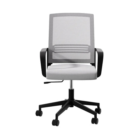 Artiss Mesh Office Chair Computer Gaming Desk Chairs Work Study Mid Back Grey - Flea Market