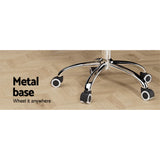 Artiss Office Chair Conference Chairs PU Leather Low Back White - Flea Market