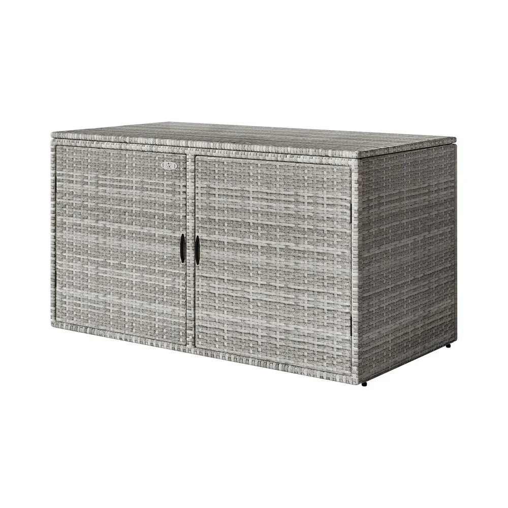 Gardeon Outdoor Storage Cabinet Box Deck Wicker Shelf Chest Garden Shed Tools - Flea Market