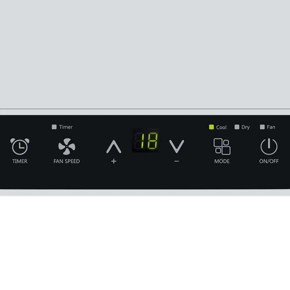 Devanti 7000BTU Portable Air Conditioner with Dehumidifier & Fan