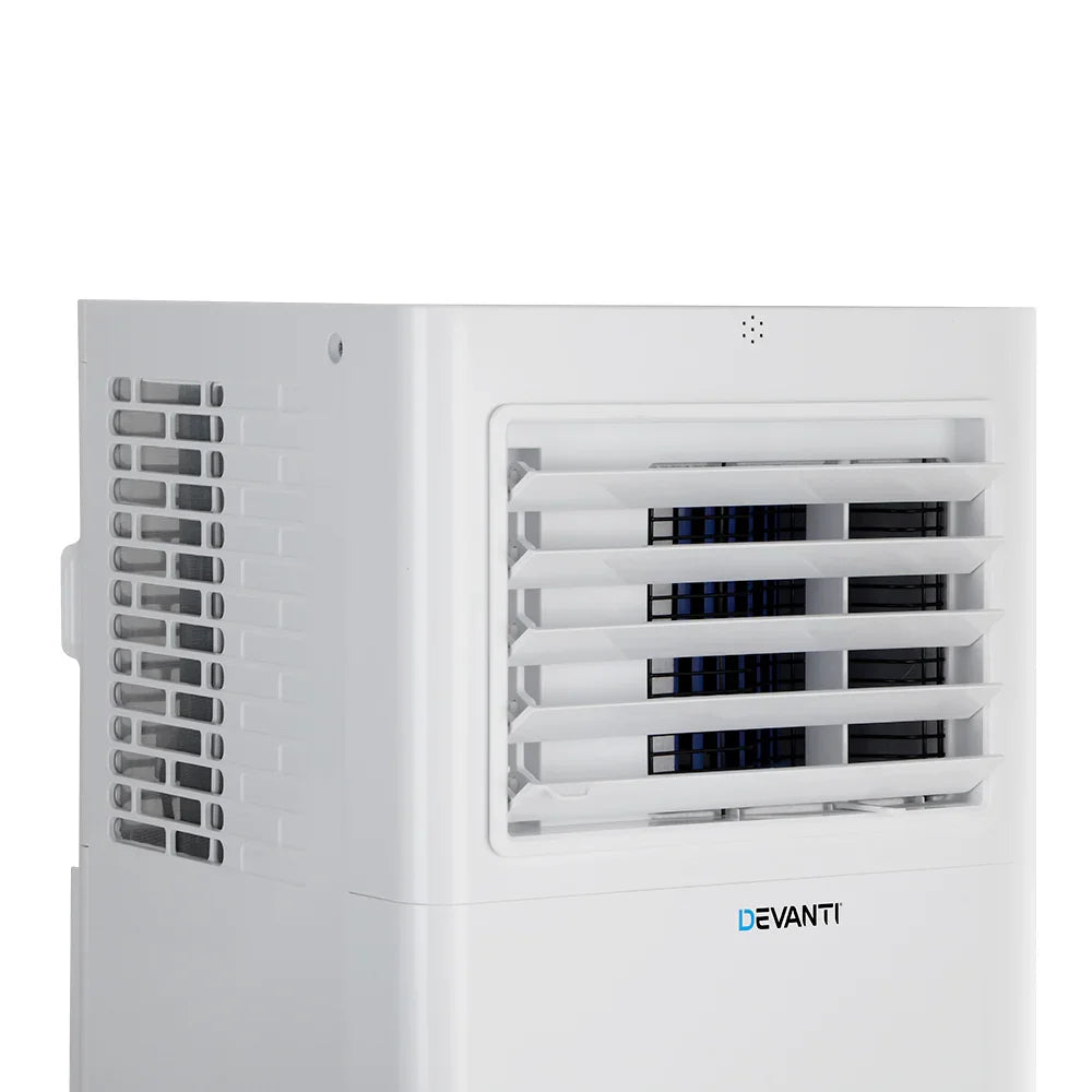 Devanti 7000BTU Portable Air Conditioner with Dehumidifier & Fan