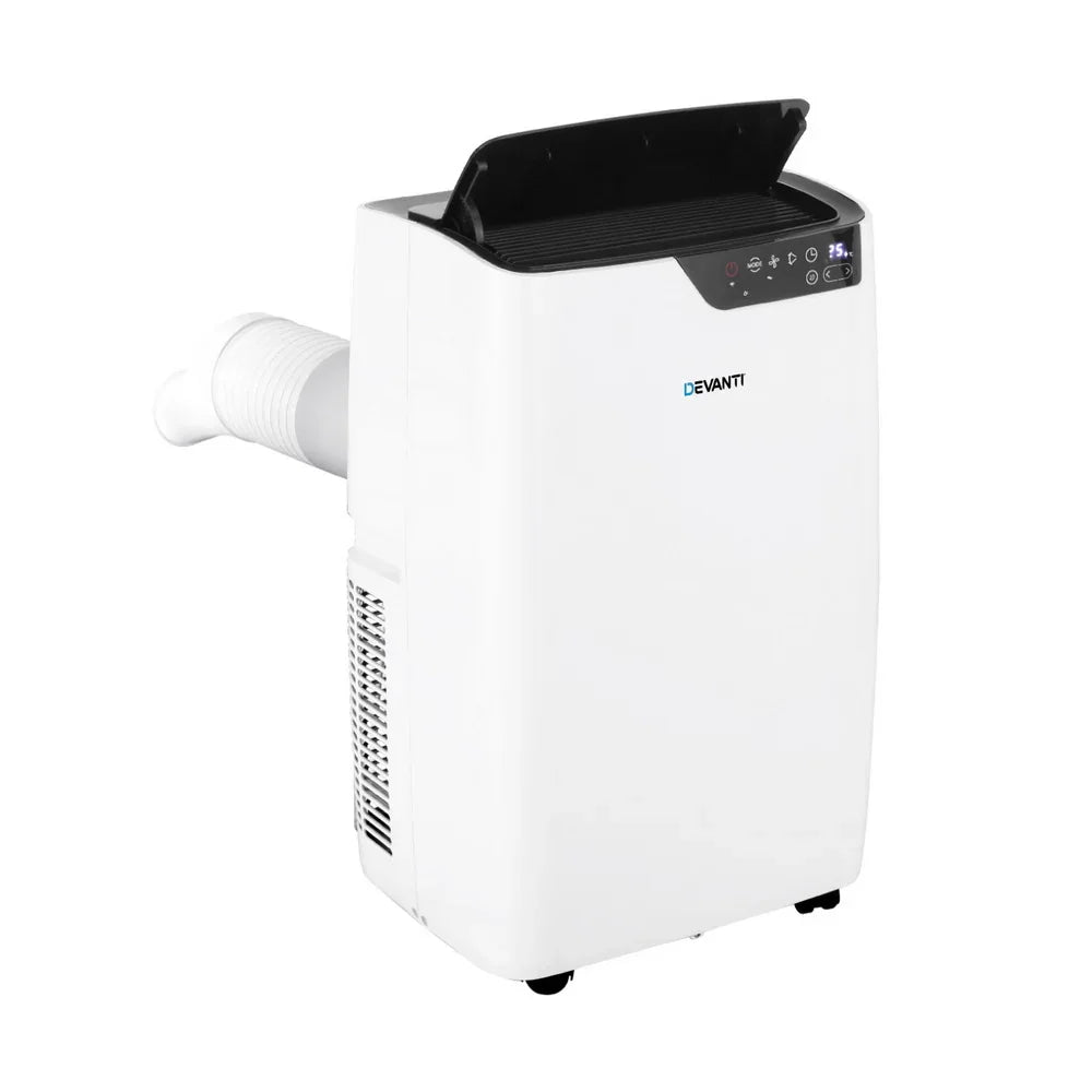 Devanti 12000BTU Portable Air Conditioner with Dehumidifier & Fan - White