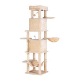 i.Pet Cat Tree Tower 167cm - Large Scratching Post Beige