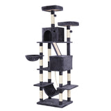 i.Pet Cat Tree Tower 206cm - Large Scratching Post Grey