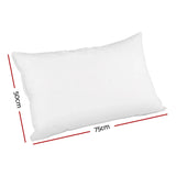 Giselle Bedding Duck Feather Down Pillow Luxury Twin Pack - Flea Market