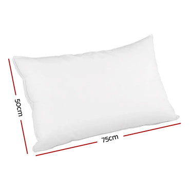 Giselle Bedding Duck Feather Down Pillow Luxury Twin Pack - Flea Market