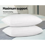 Giselle Bedding Duck Feather Down Pillow Luxury Twin Pack - Flea Market