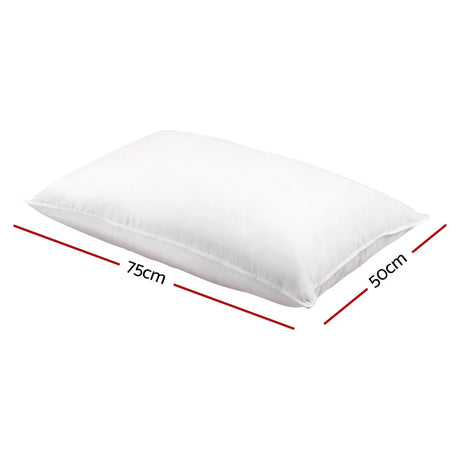 Giselle Bedding Goose Feather Down Pillow Twin Pack - Flea Market