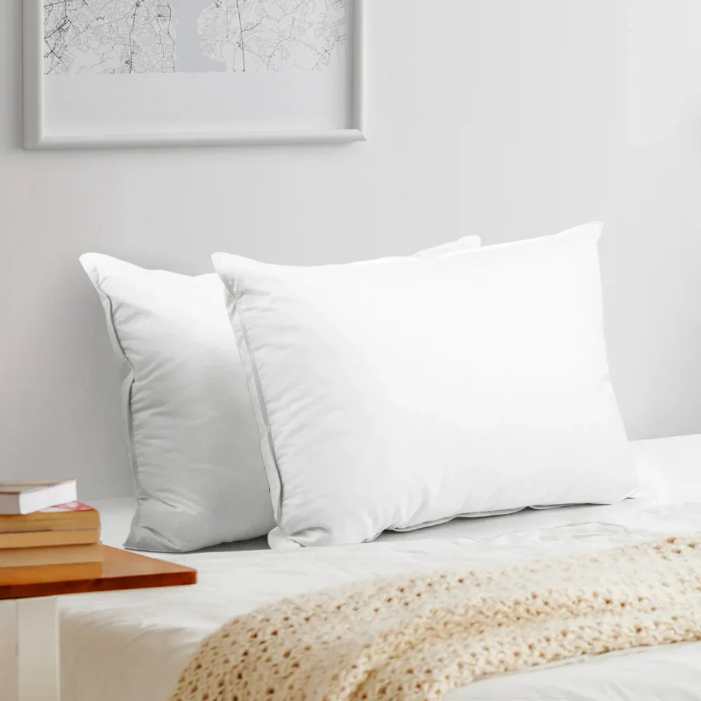 Giselle Bedding Goose Feather Down Pillow Twin Pack - Flea Market