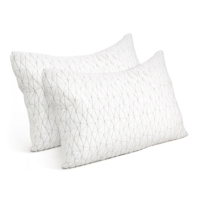 Giselle Bedding Memory Foam Pillow King Size Twin Pack - Flea Market