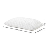 Giselle Bedding Memory Foam Pillow King Size Twin Pack - Flea Market