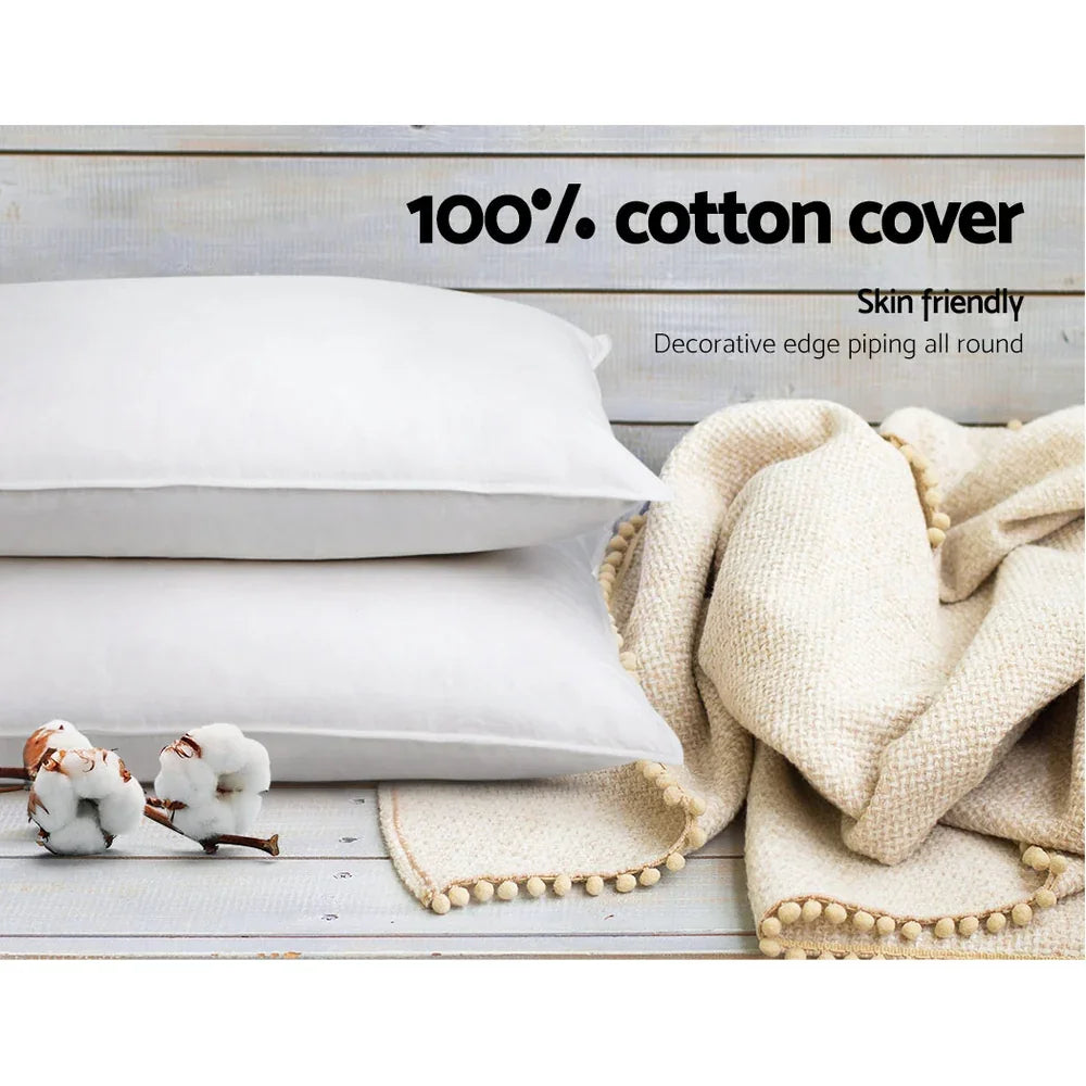 Giselle Bedding 4 Pack Bed Pillow Family Hotel 50X90CM - Flea Market