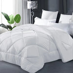 Giselle Bedding 400GSM Microfibre Bamboo Quilt Queen - Luxury Duvet for All Seasons