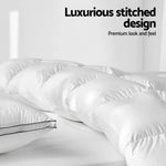 Giselle Bedding 700GSM Duck Down Feather Quilt King - Luxury Duvet for All Seasons