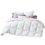 Giselle Bedding 700GSM Duck Down Feather Quilt King - Luxury Duvet for All Seasons