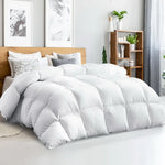 Giselle Bedding 500GSM Goose Down Feather Quilt Super King - Luxury Duvet for All Seasons