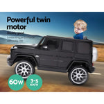 Licensed Mercedes-Benz AMG G63 Kids Electric Ride On Car - Black 12V with Remote