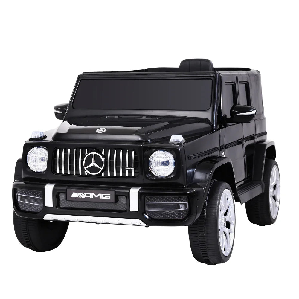 Licensed Mercedes-Benz AMG G63 Kids Electric Ride On Car - Black 12V with Remote