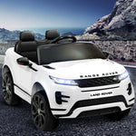 Licensed Land Rover Kids Electric Ride On Car - White 12V SUV with Remote