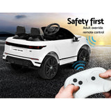 Licensed Land Rover Kids Electric Ride On Car - White 12V SUV with Remote