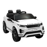 Licensed Land Rover Kids Electric Ride On Car - White 12V SUV with Remote