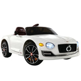 Licensed Bentley EXP12 Kids Electric Ride On Car - White 12V with Remote Control