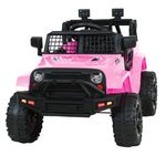 Rigo Kids Electric Ride On Jeep Pink 12V - 4WD SUV with Remote Control