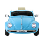Licensed Volkswagen Beetle Kids Ride On Car - Blue 6V Electric with Remote & Horn