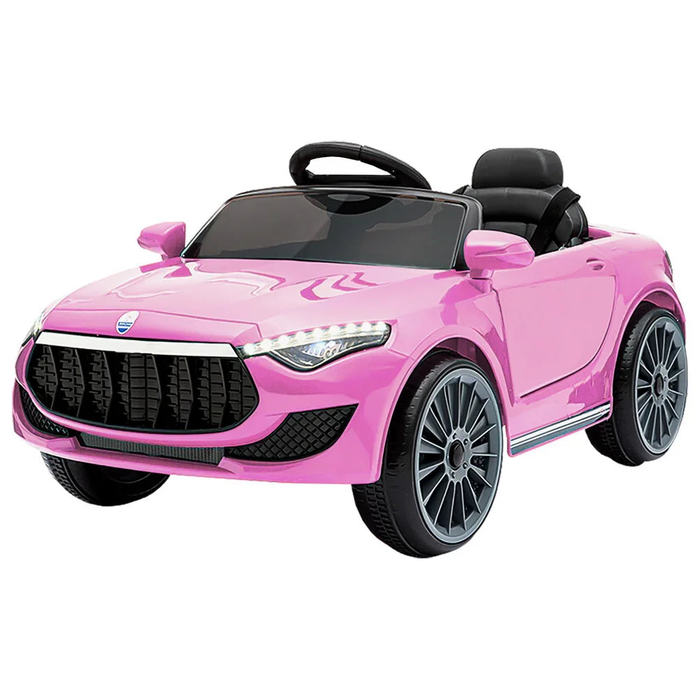 Rigo Kids Electric Ride On Car Pink 12V - Sports Car with Remote Control & Music