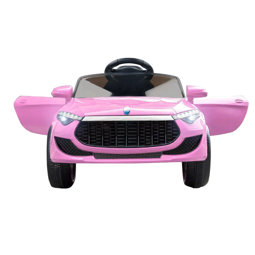 Rigo Kids Electric Ride On Car Pink 12V - Sports Car with Remote Control & Music