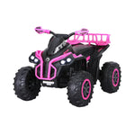 Rigo Kids Electric Ride On ATV Quad Pink 12V - Motorbike with Storage Rack