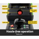 Rigo Kids Electric Ride On Tractor Green 12V - Farm Toy with Remote Control