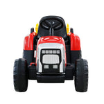 Rigo Kids Electric Ride On Tractor Red 12V - Farm Toy with Remote Control
