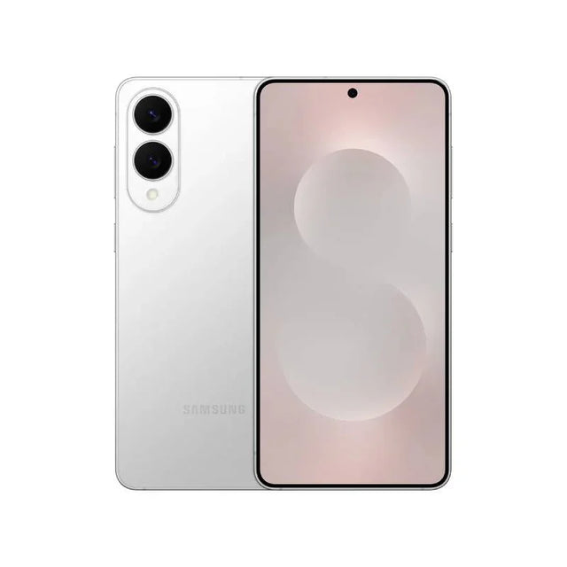 Samsung Galaxy S25 Edge S9370 in titanium silver showing front and back, Flea Market AU