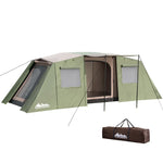 Weisshorn Instant Up Camping Tent 10 Person 3 Rooms Outdoor Family Hiking