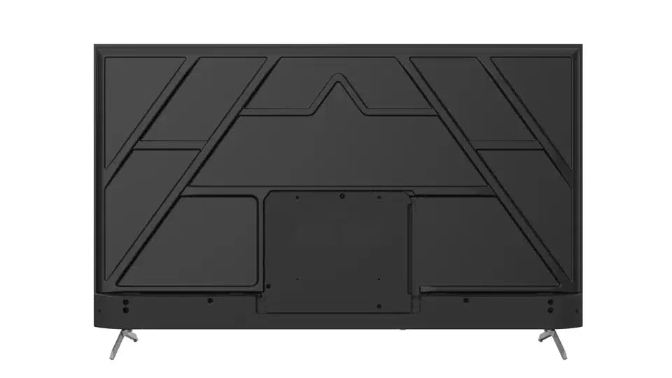 Rear view of a flat screen TV with stand legs, bargain electronics at Flea Market AU online store