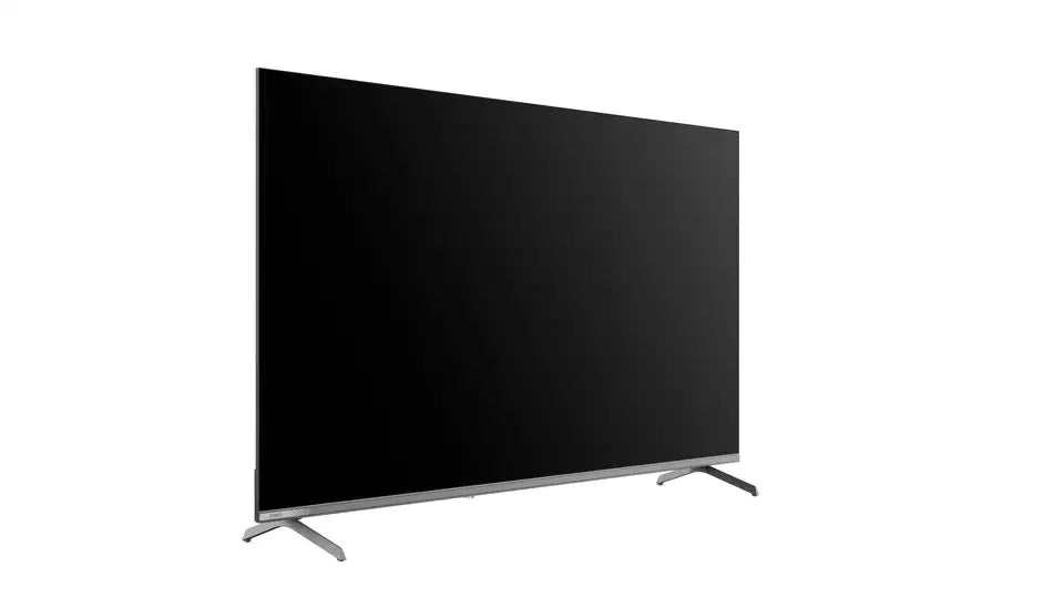 Modern flat screen TV with slim bezels on white background, Flea Market AU electronics