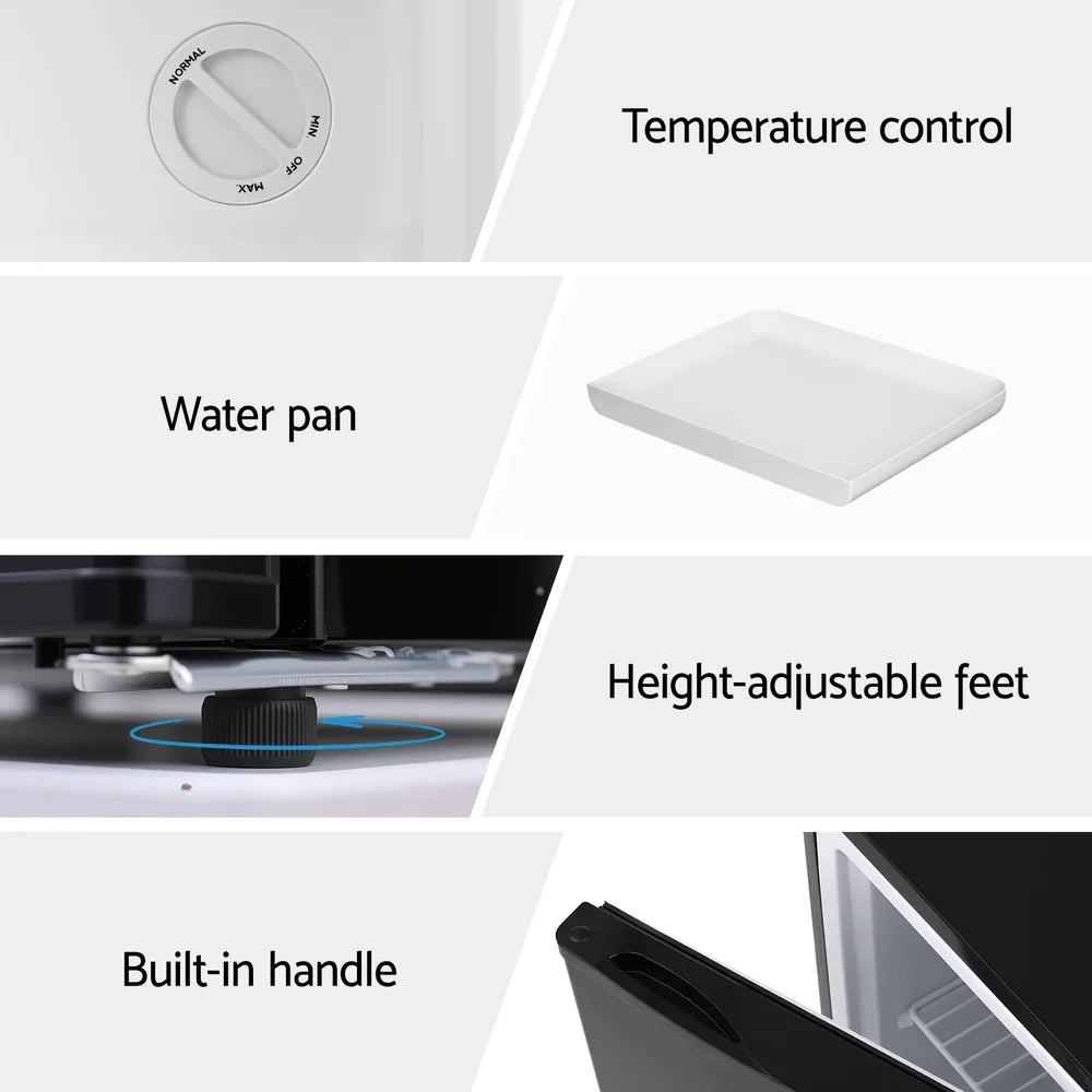 Devanti 31L Upright Freezer - Black