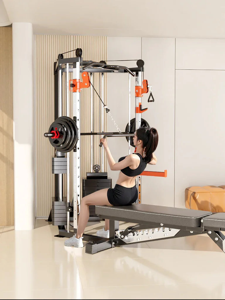 SmartFit C3 Max Multi-Functional Trainer 130kg - Smith Machine with Pin-Loaded Weights
