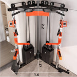 SmartFit C1 Max Cable Crossover Station 130kg - Multi-Functional Gym with Bench, Barbell & 100kg Weights