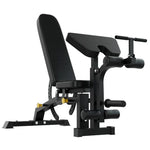SmartFit C1 Max Cable Crossover Station 130kg - Multi-Functional Gym with Bench, Barbell & 100kg Weights