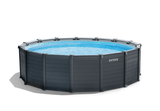 Intex 4.78m Graphite Grey Panel Pool - 1.24m Deep