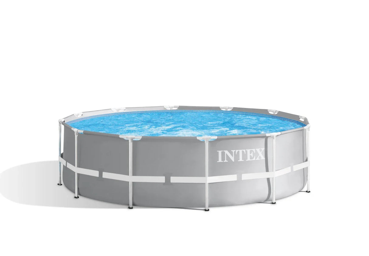 Intex 366x99cm Prism Premium Pool - 12ft Metal Frame with Pump