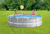 Intex 366x99cm Prism Premium Pool - 12ft Metal Frame with Pump