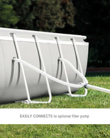 Intex 503x274x122cm Prism Frame Pool - 16ft Rectangular with Pump